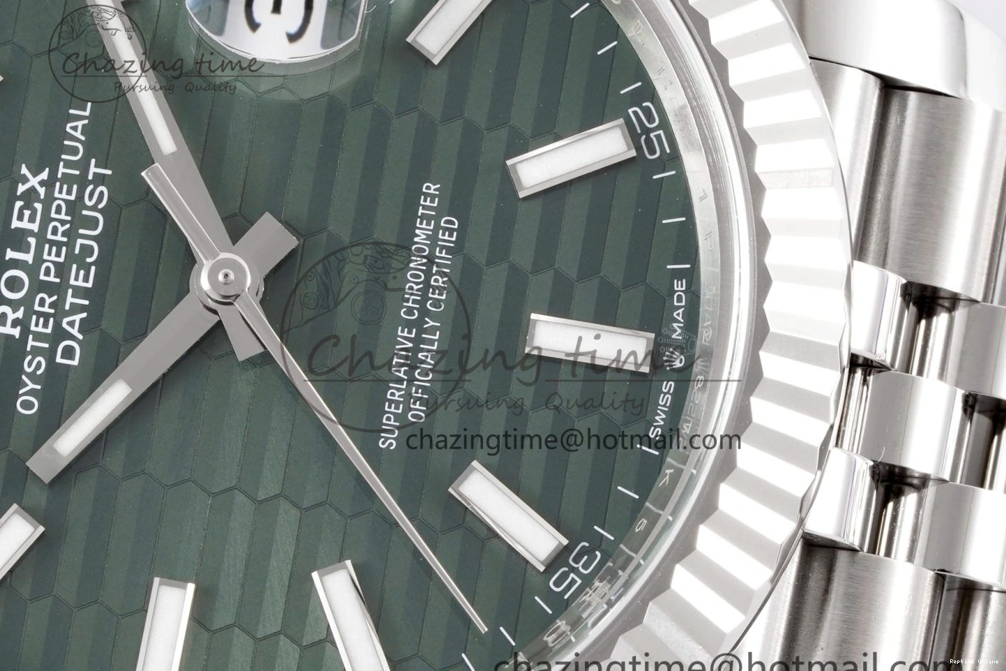 0218 DateJust 41 126234 Clean 1:1 Best Edition 904L Steel Green Textured Dial on Jubilee Bracelet VR OdorResistant 1995